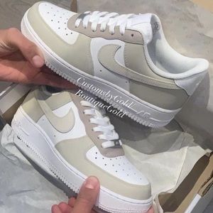 Nike Air Force 1 customs nude